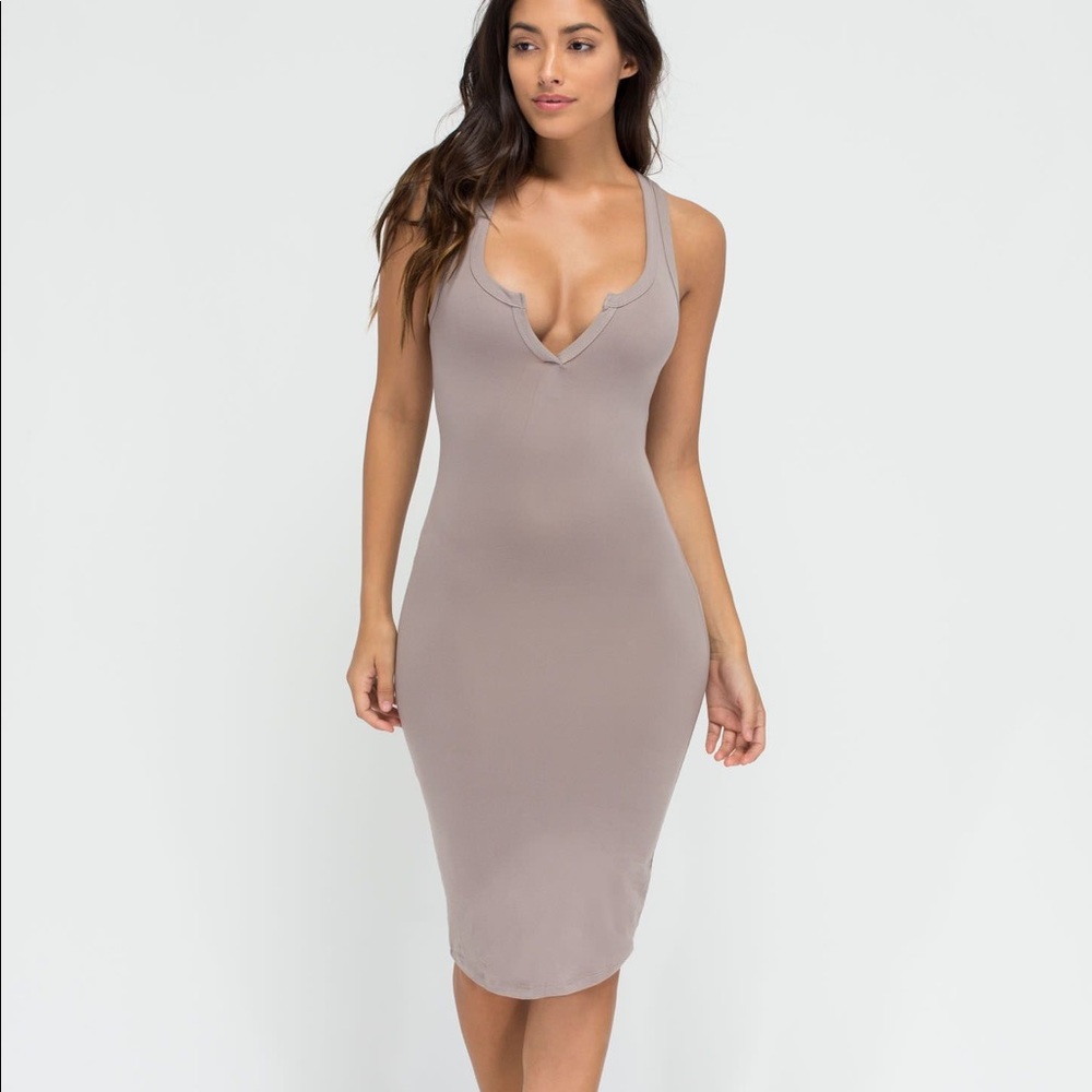 casual fling racerback tank dress